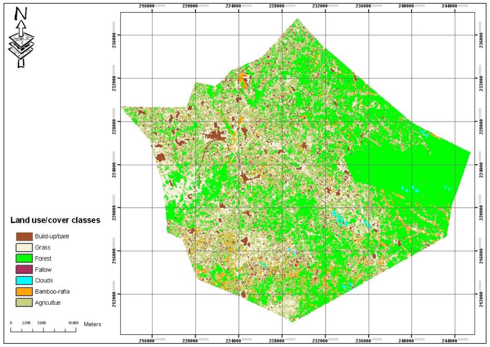 Juabeng Map (PDF) Identification of Land-use/cover Transfer Hotspots in Ejisu ...