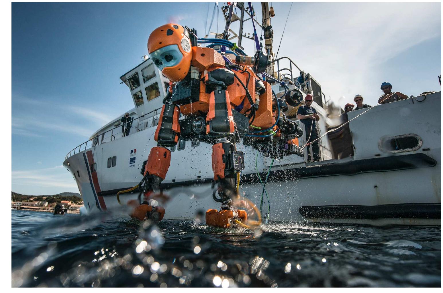 Figure 1 - from Ocean One: A Robotic Avatar for Oceanic