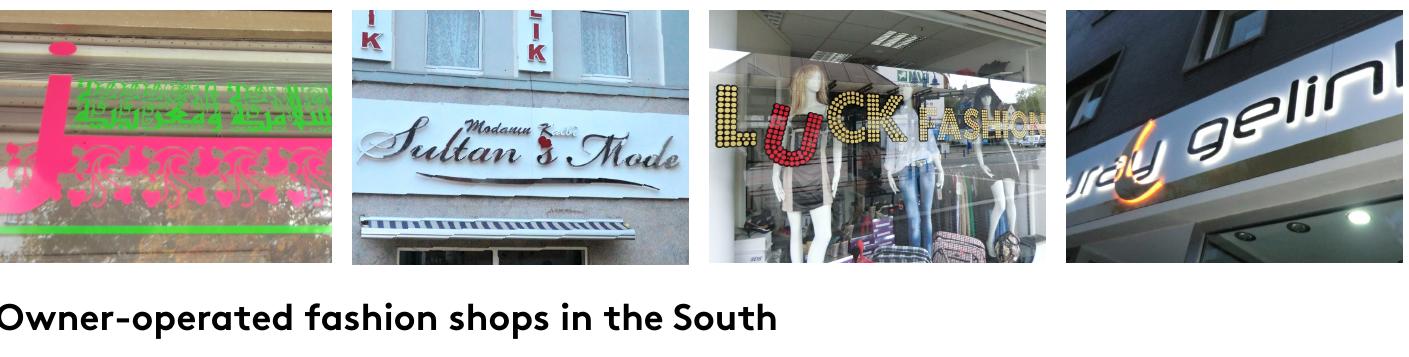 Owner-operated fashion shops in the Nortt 