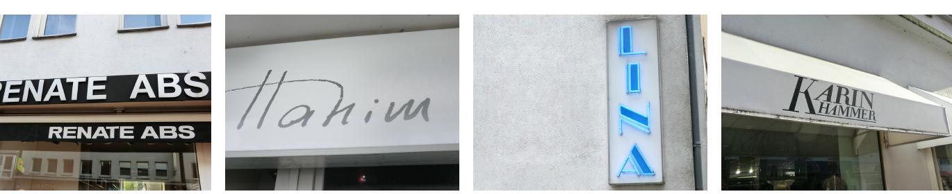 Owner-operated fashion shops in the South 