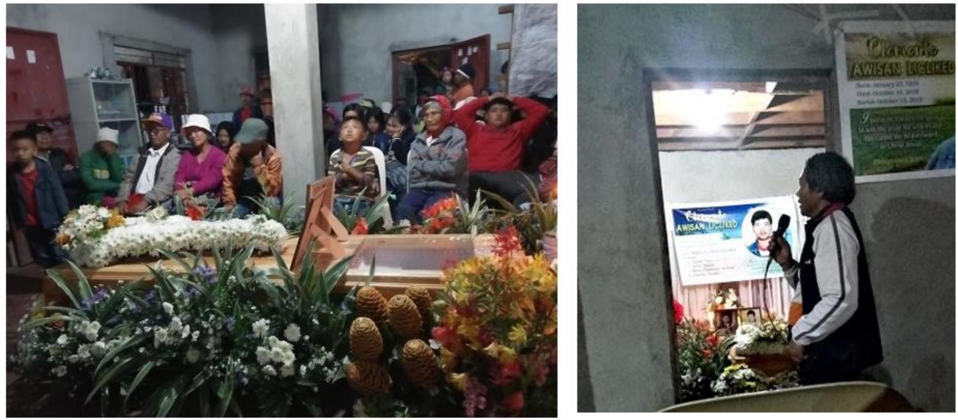 Told that an elder did a day-eng (traditional chants).