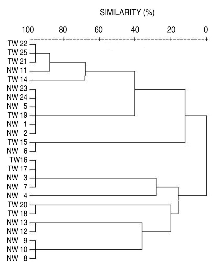 -ig. 3— dendrogram of vana genotype enterococcus faecium
