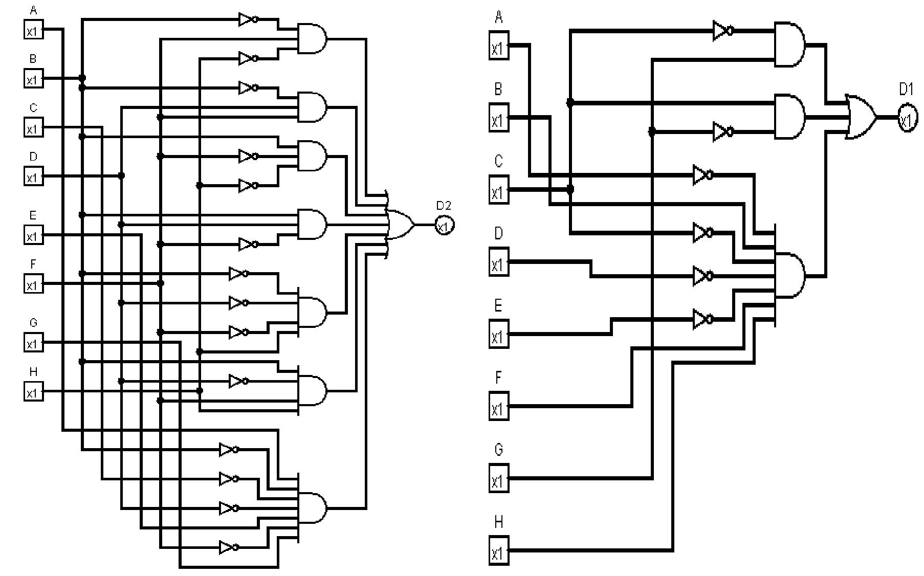 Logic diagram for output d1] figure 11. logic diagram for