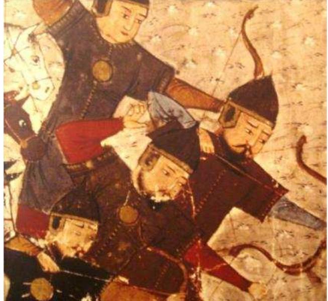 Figure 14 | Mongol soldiers, in Jami’ al-tawarikh by Rashid al- Din al-Hamadani. Rashid al-Din al-Hamadani/PD-Art (PD-old- 100)  Byzantine-Mongol convergence attempt 