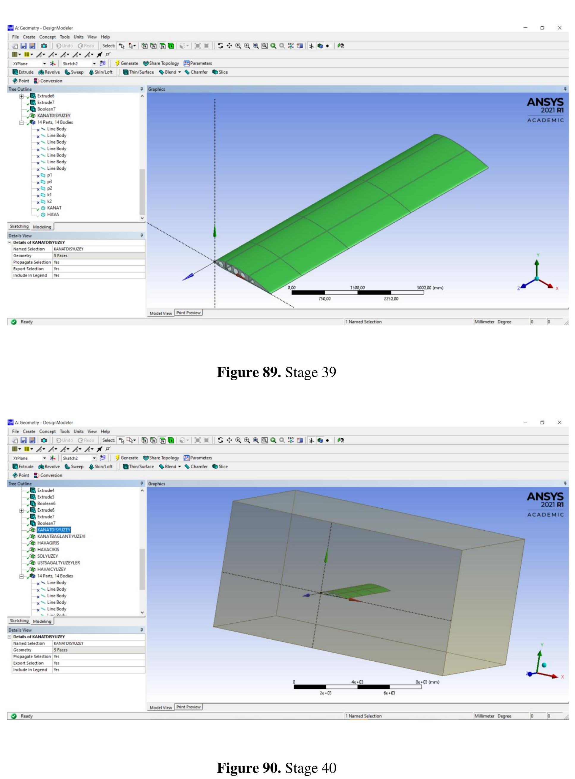 Figure 102 - PRESSURE ANALYSIS OF AIRFOILS USING ANSYS