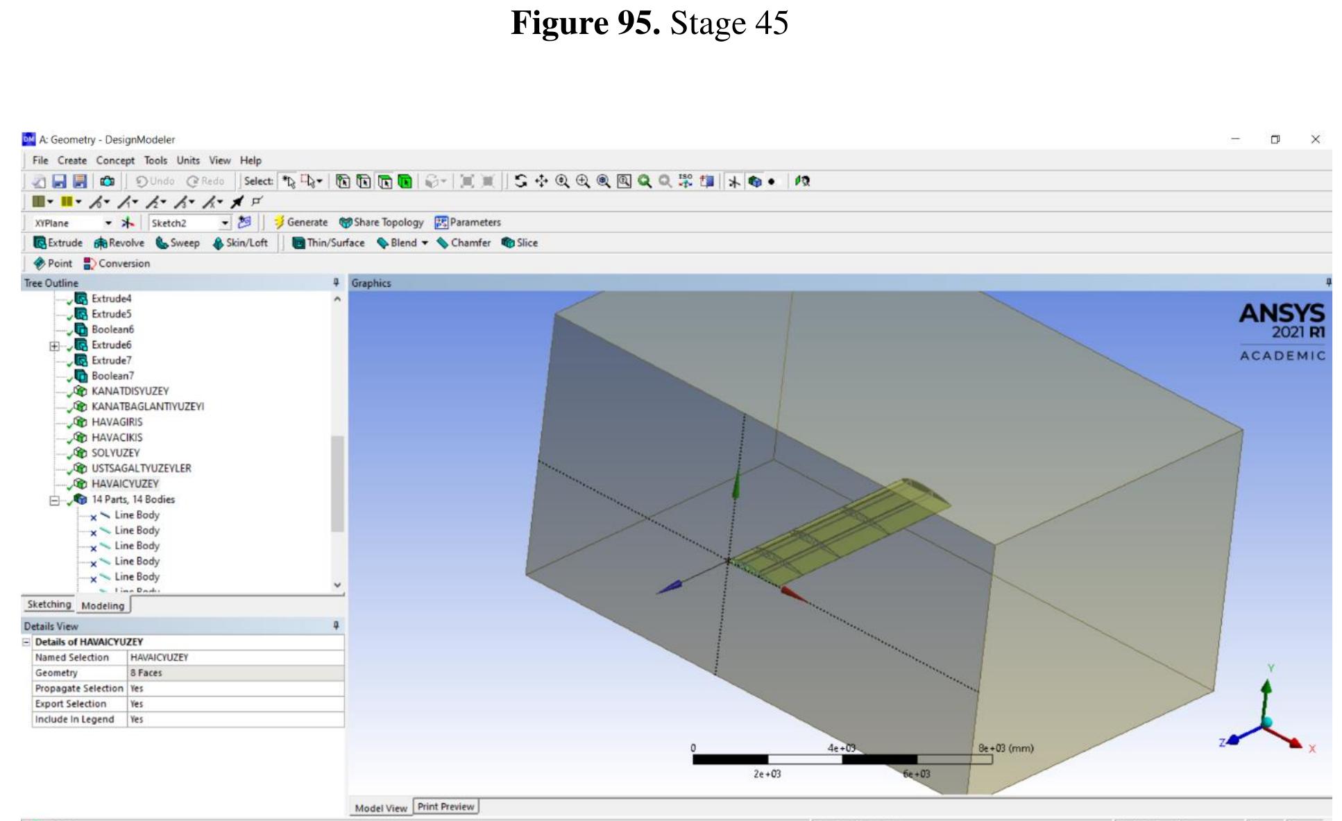 Figure 113 - PRESSURE ANALYSIS OF AIRFOILS USING ANSYS