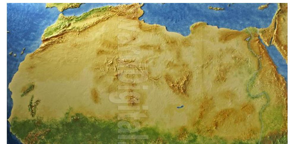 Sahara Rize The mid-sahara rise consists of rugged mountain ranges and
