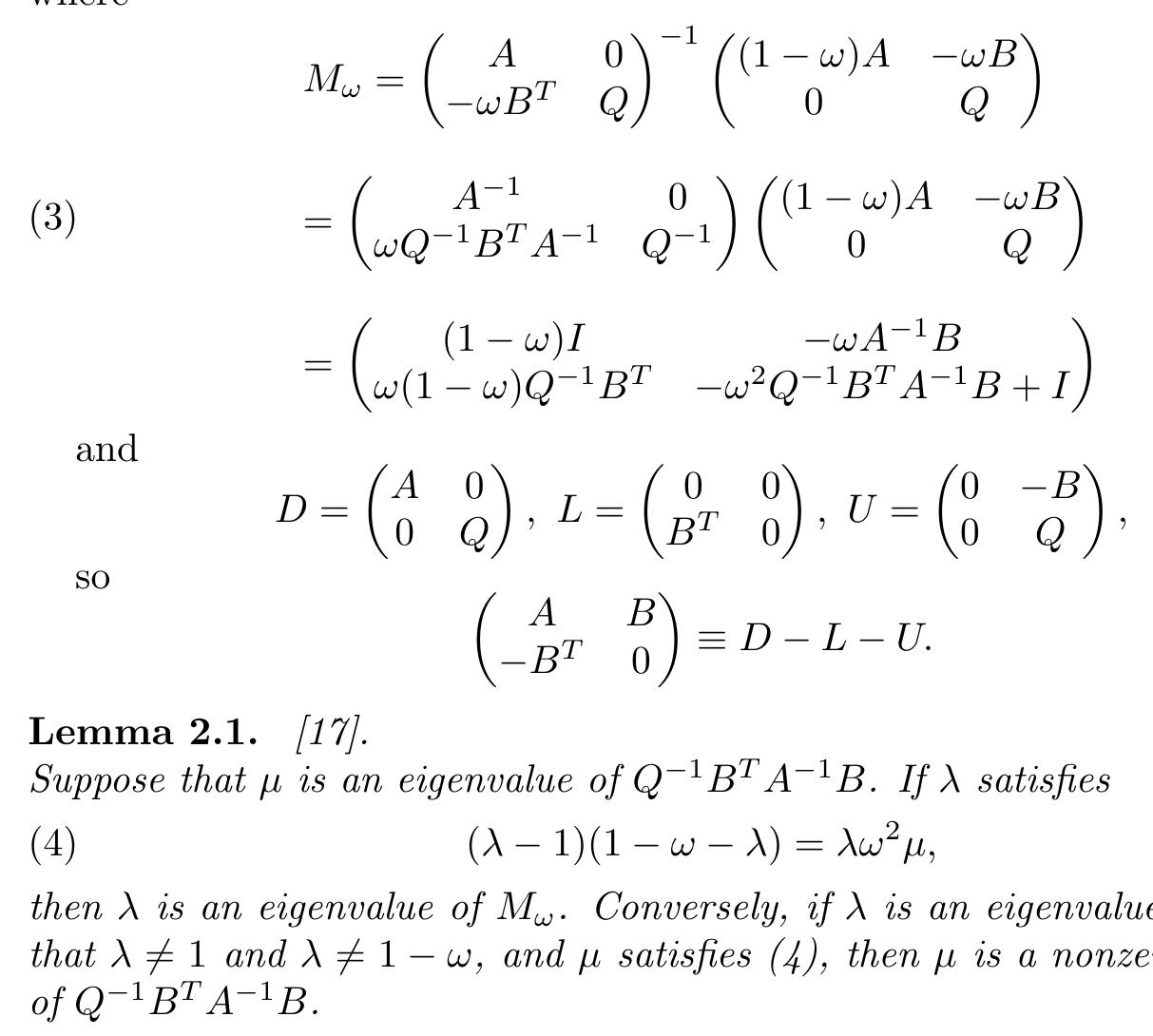 Figure 1 - from On the GTSOR-like method for the augmented