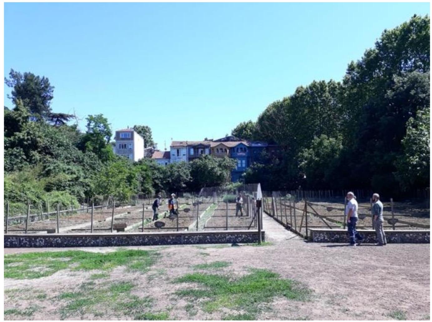 Kuzguncuk has also been the setting for a number of books, films and tv series. A few examples of such include “Ekmek Teknesi”, “Perihan Abla”, “Kara Sevda’”, “Fazilet Hanim ve Kizlari”, “Hayat Bilgisi” and “Kumral Ada Mavi Tuna”. Some other common names known to be related with the neighborhood are Ohannes Minasyan - an Armenian doctor who worked in Kuzguncuk, Rifat Ilgaz - a Turkish poet, novelist and story writer who was known to live in Kuzguncuk for a long time and Can Yiicel - a Turkish poet who lived in Kuzguncuk and has written poems about it.  Another feature that makes the settlement special is the Kuzguncuk Urban Garden (Kuzguncuk Bostan). This greenery, set back a few meters from the road, promises a country life in the middle of the city. As a recreation area consisting of small planting gardens where vegetable and fruit cultivation is continued, it further defines a public area within  the boundaries of the district that is open to everyone (Figure 4).  Kuzguncuk appears within the “front-view area” determined by Bosporus Development Law No. 2960 enacted in 1983. With regard to this very specific legislation, the existing skyline and urban pattern could be preserved. The number of people and tourists visiting the neighbourhood is increasing day by day. However, as the area attracted more attention, Kuzguncuk started to show interest in the artistic scene. In fact, it has become a preferred settlement by architects, writers and artists since Turkish architect and poet Cengiz Bektas bought an old Kuzguncuk house into which he moved after making upgrades during the 1980s. With this wave, the settlement has become a kind of fashion hot spot. As a result of this trend, art galleries, cafes and small restaurants, antique stores, boutiques as well as workshop studios including the culinary atelier of Refika Birgtil within the district have increased in number. While these new developments contribute to  the boundaries of the district that is open to everyone (Figure 4). 