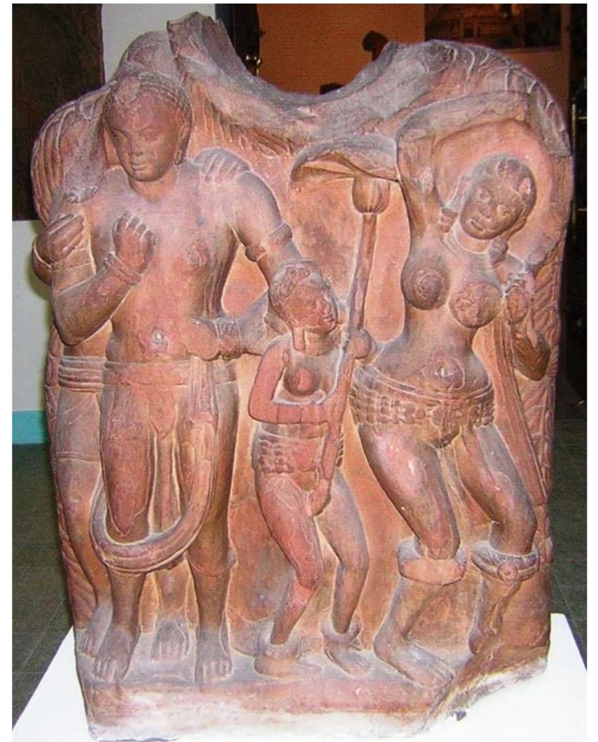 Pl. 8a. Maholi bacchanalian group, obverse. 