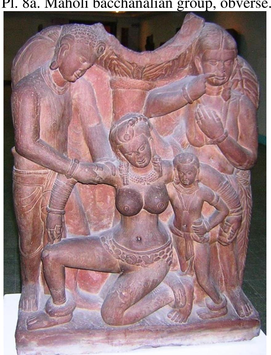 Pl. 8b. Maholi bacchanalian group, reverse. 