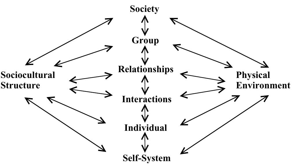 1. a diagram of different levels of social complexity. each