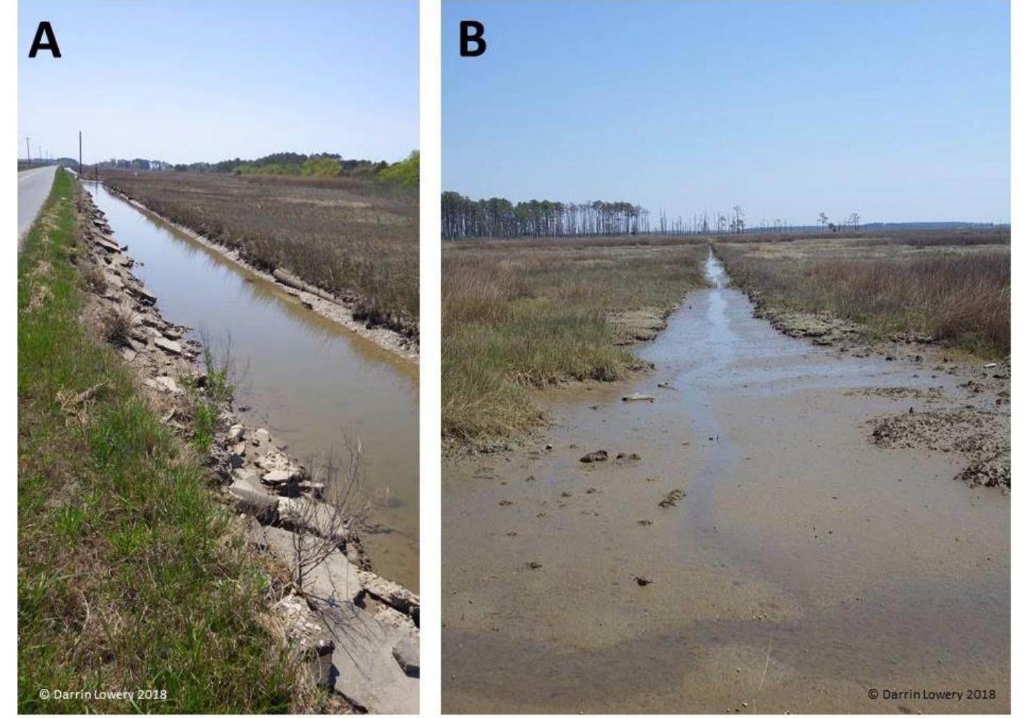 County Ditch Example 22. the photos show ditches that have been installed on