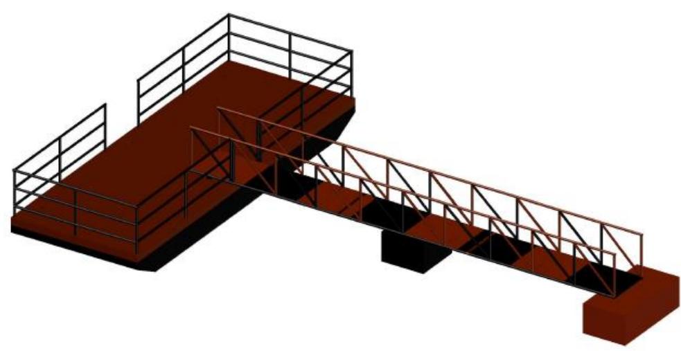 (PDF) Analysis and Design of Steel a Floating Pontoon Jetty for Use in ...