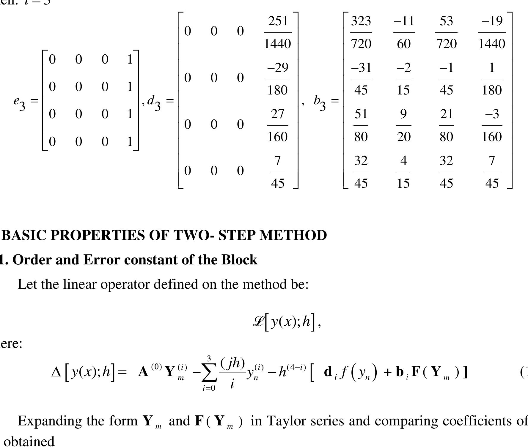 Figure 1 - from A Two-step Hybrid Block Method for the