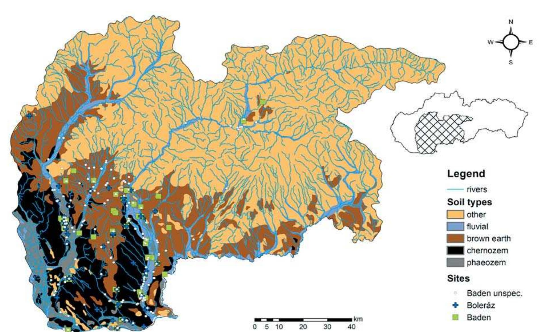 and further south as far as Macedonia. It is possible that the climate fluctuation observable already in the preceding period culminated in an extremely dry continental climate at this time, leading to the de- population of the central part of the Danubian Low- land (Némejcova-Pavukova 1995.29; Pavuk et al.  1995. 123).  chy of the settlements; J Batora, personal commu- nication). 