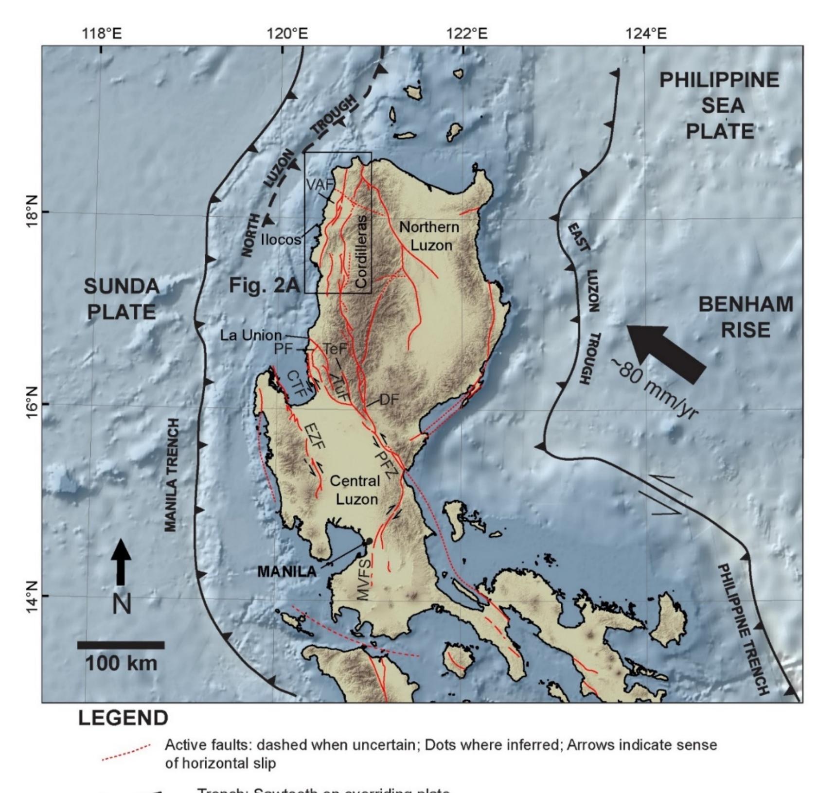 Figure 3 - from Structural setting of the Bicol Basin and