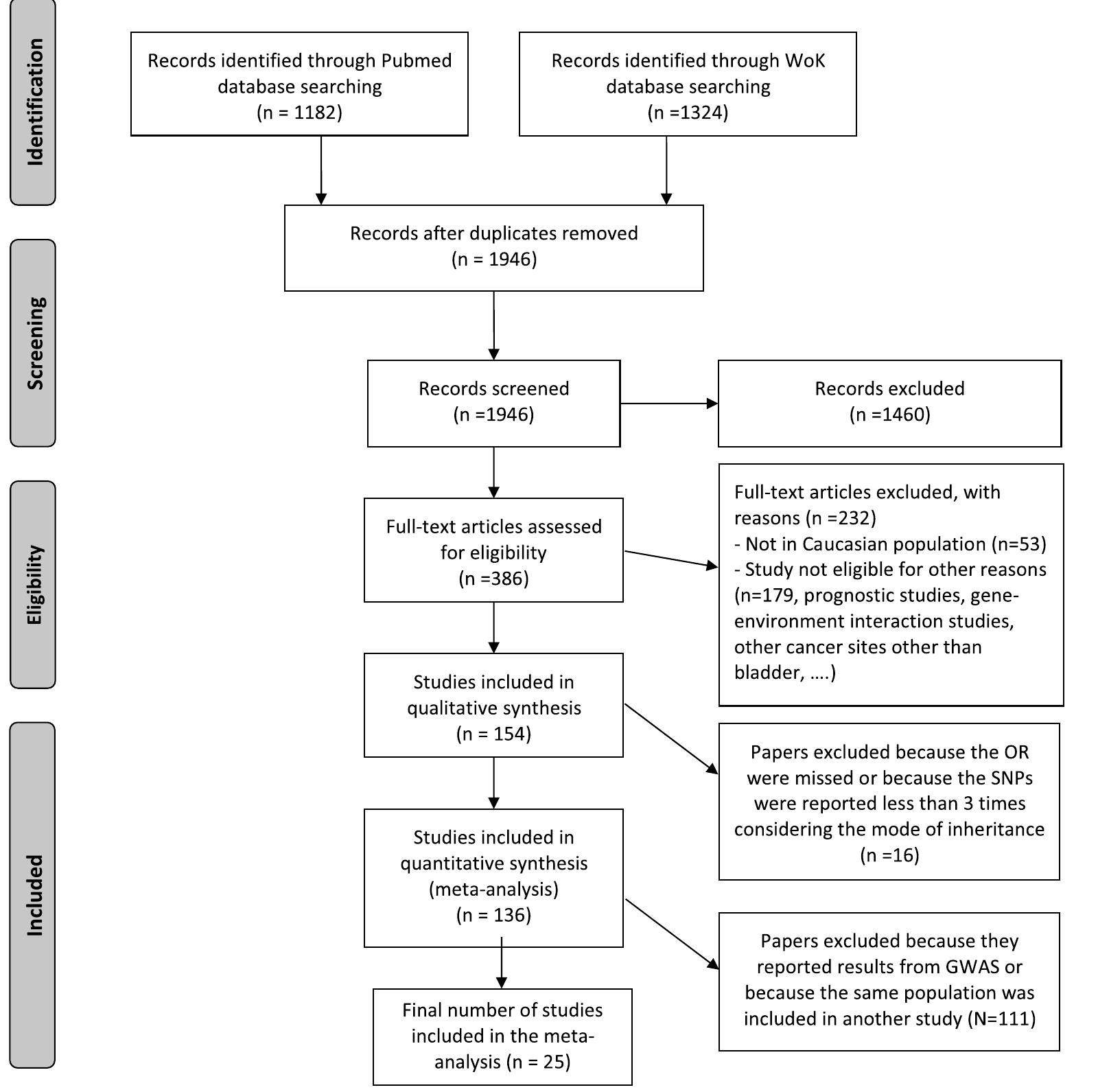 Prisma 2009 flow diagram detailing the article selection