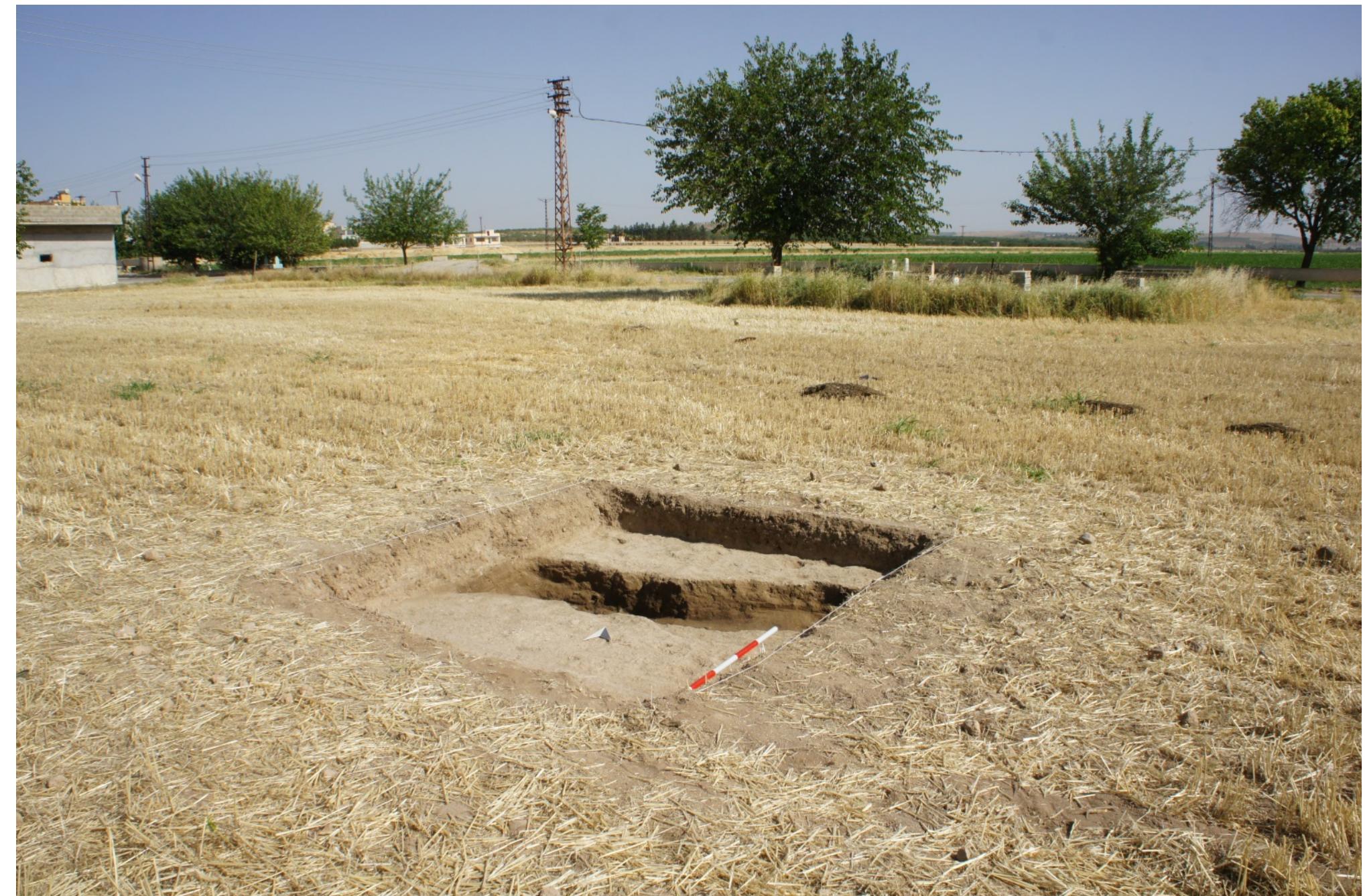 Fig. 2.3. Sounding | in the South Field during the excavation, view from the south-east. 