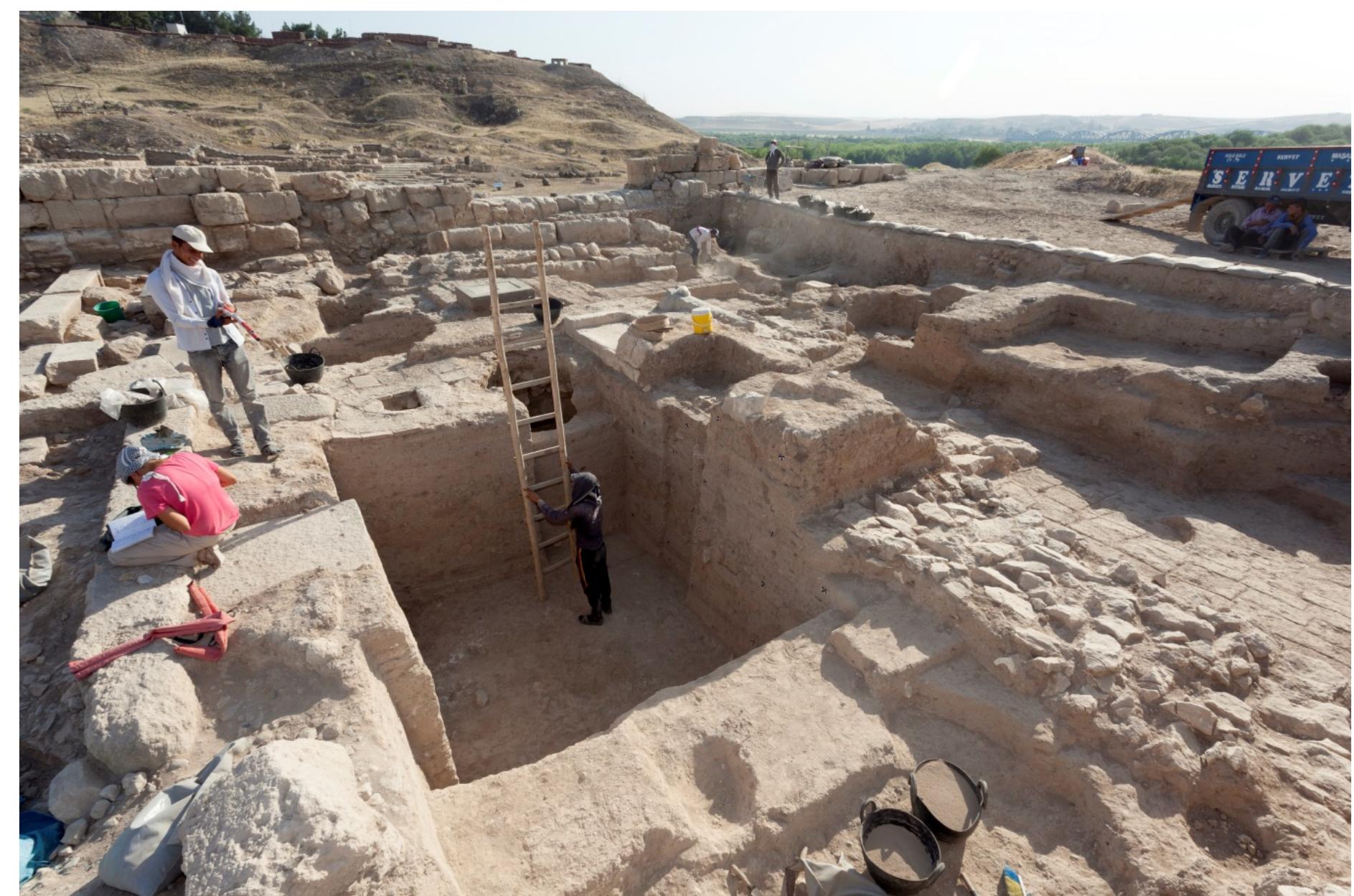 Fig. 6.5. The LB IIB administrative complex in area C during the 2017 excavations. 