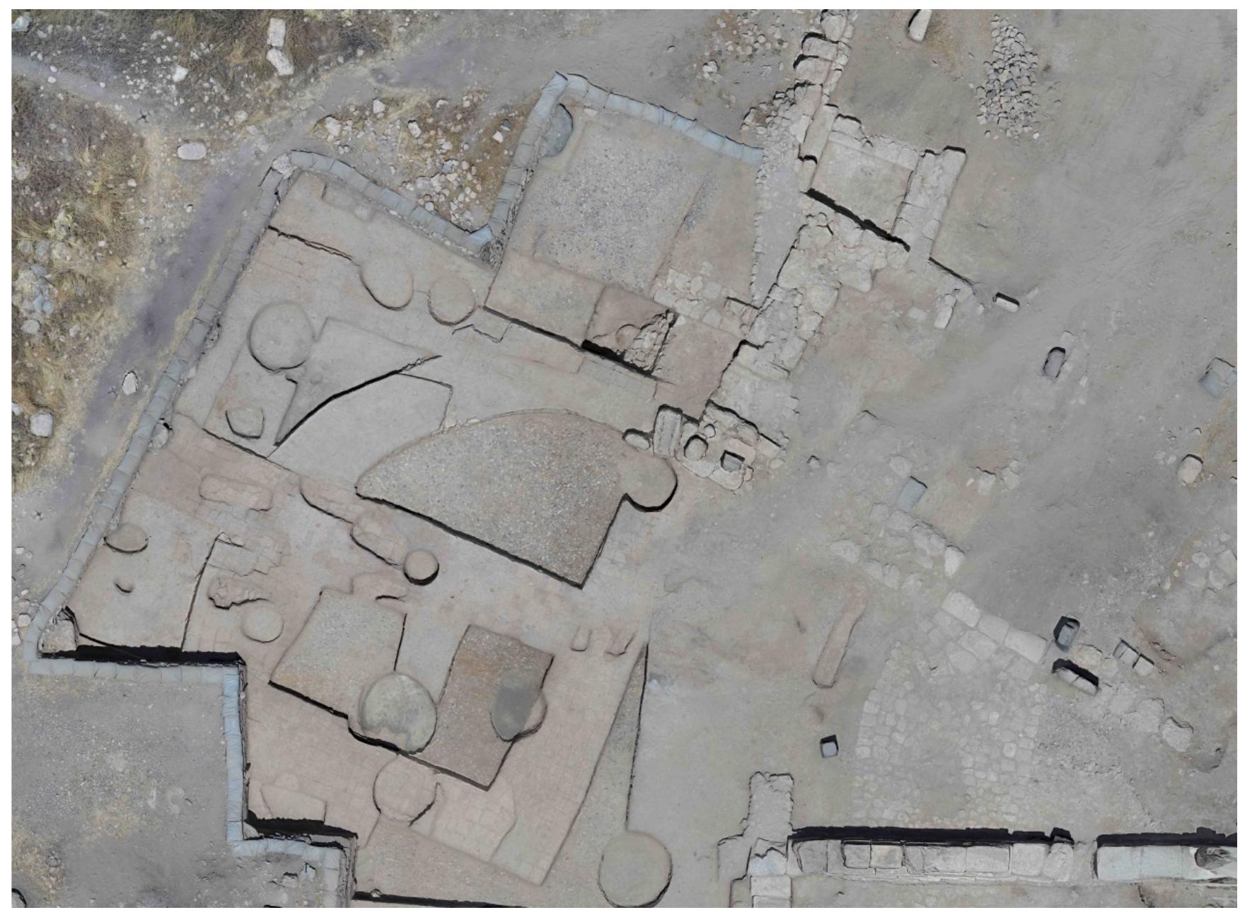 Fig. 7.1. Orthophoto of the IA I storage complex in area S. 
