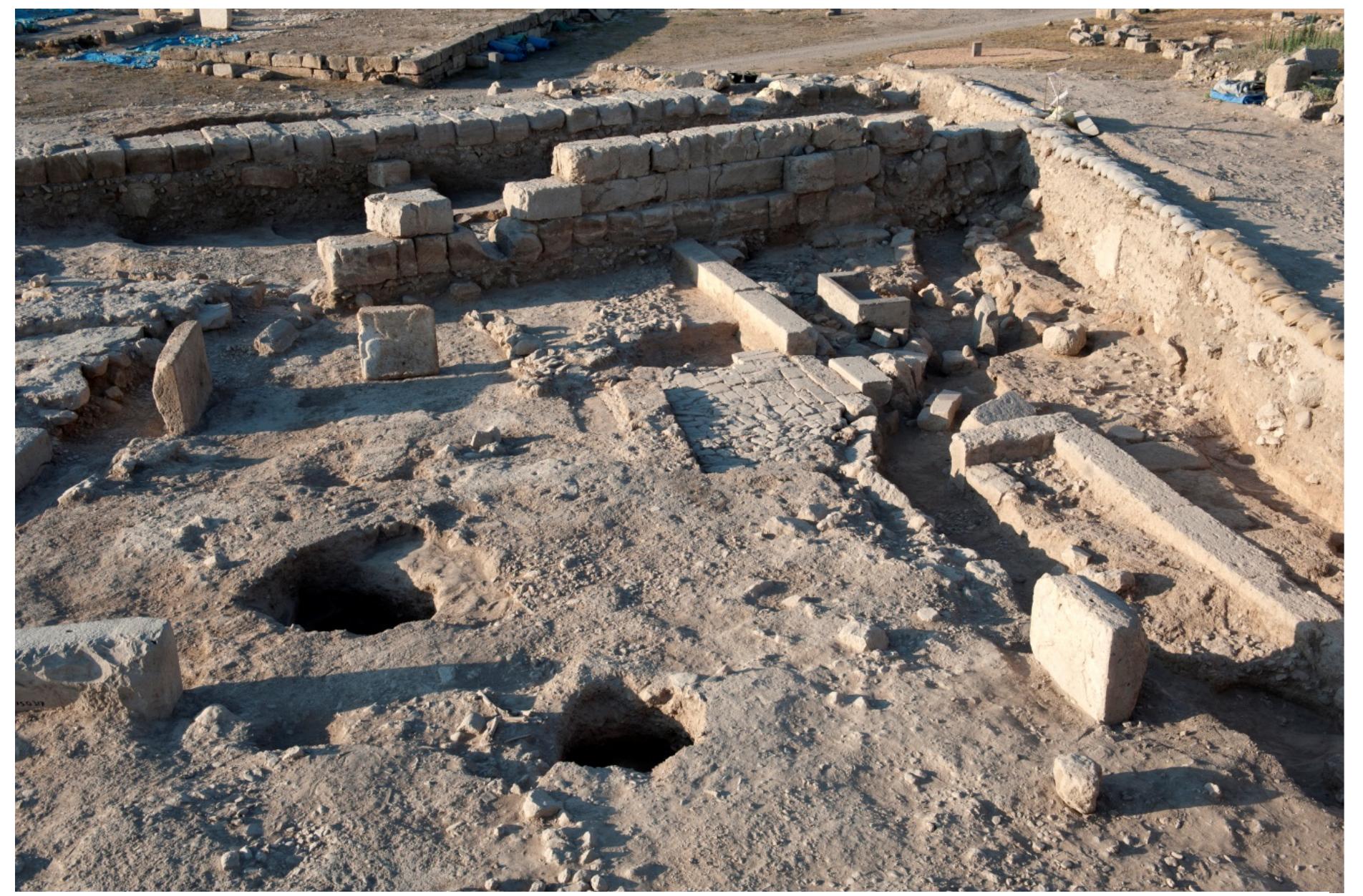 Fig. 9.3. Overview of the eastern sector of the palatial compound of Sargon I, view from the south. 