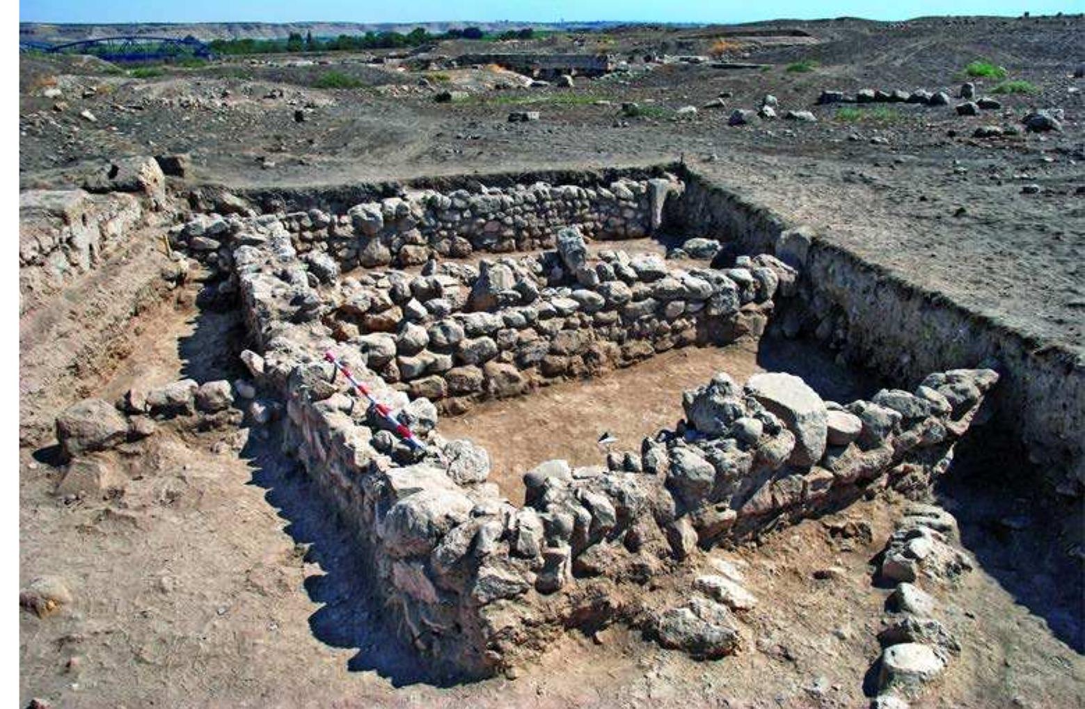 Fig. 12.3. An Early Islamic building in area G, view from the west. 