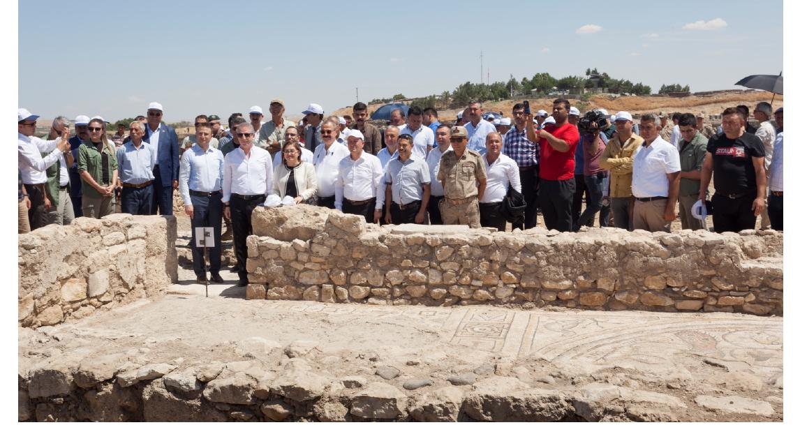 Fig. 14.3. Opening ceremony of the Karkemish Archaeological park on 19" July 2019 at the presence of national and local authorities. 