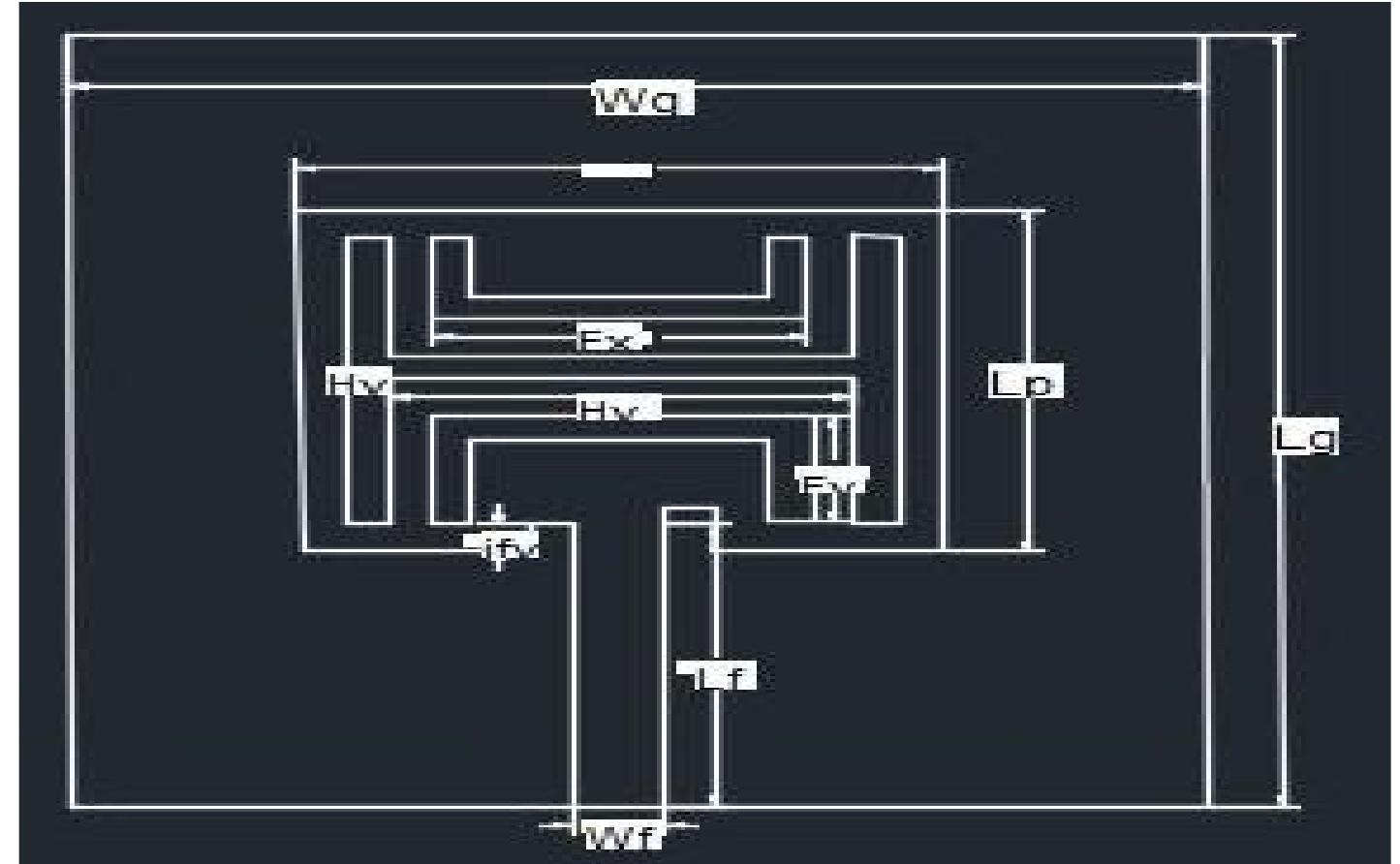 Figure 1 - Design of 5g Mobile Millimeter Wave Antenna