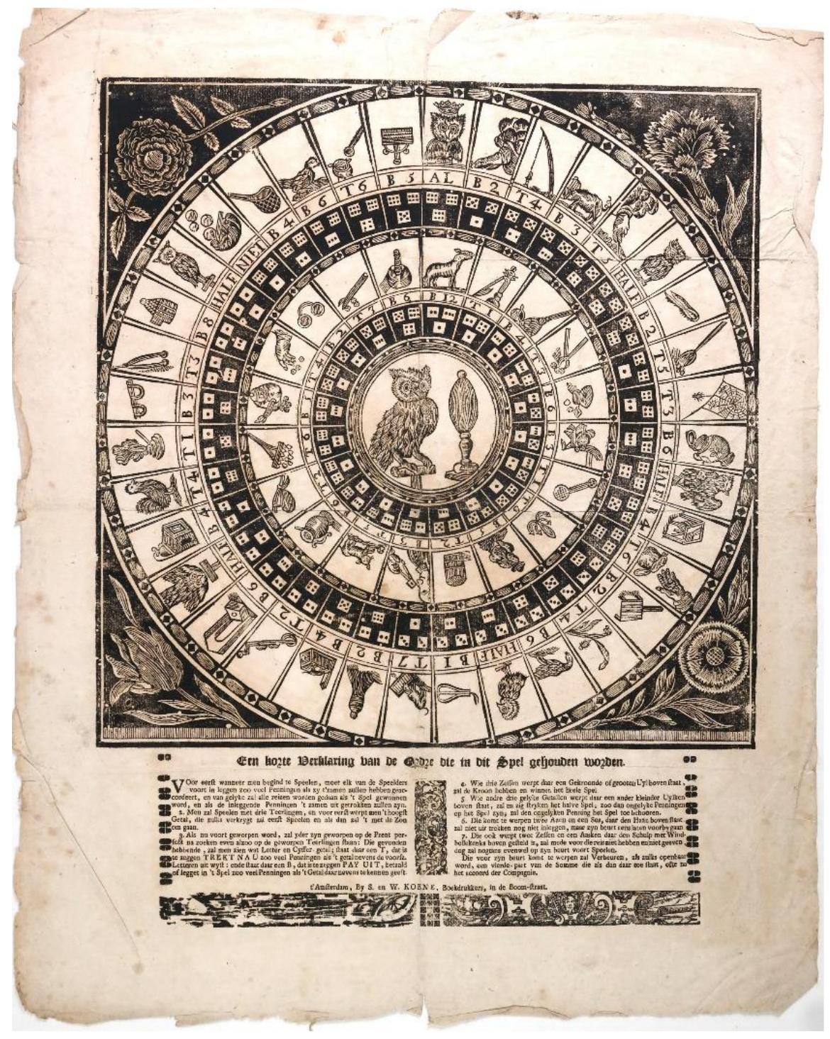 Fig. 4 — [Uilenspel], Amsterdam: Koene [Type III] (author’s collection)  Type Ill — Koene 