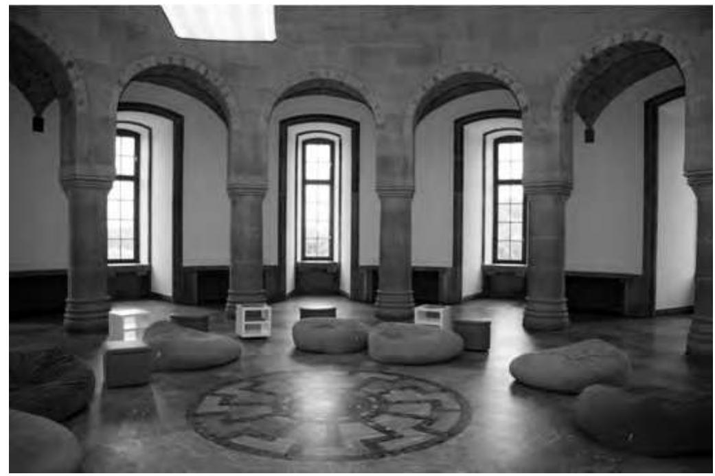Figure 4. Wewelsburg Castle (seventeenth century and ca. 1940); interior of the Obergruppenftihrersaal. Photo: Dirk Vorderstrafe, 2013, licensed under CC BY, 2.0. 