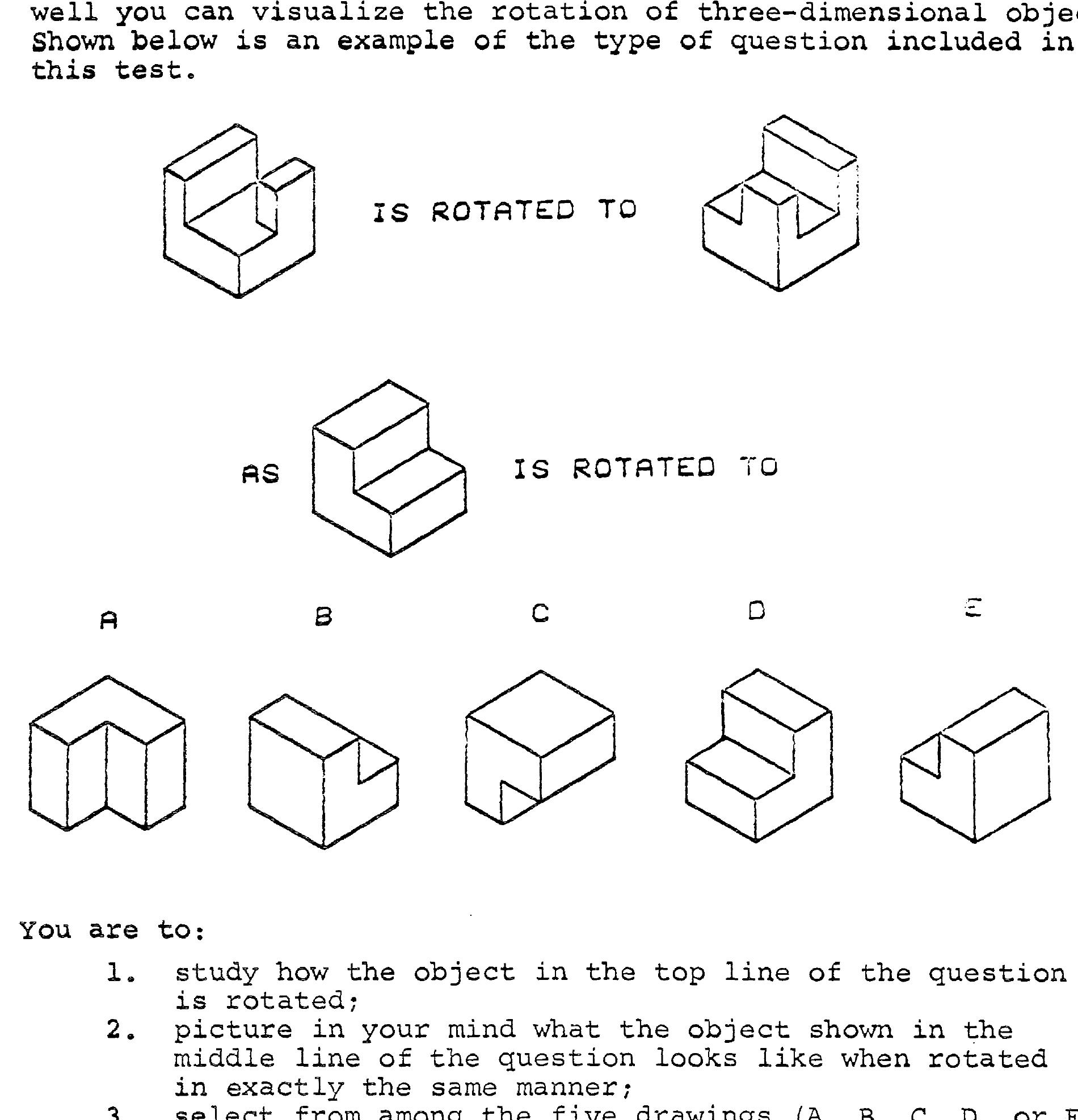 Figure 45 - from Purdue Spatial Visualization Test