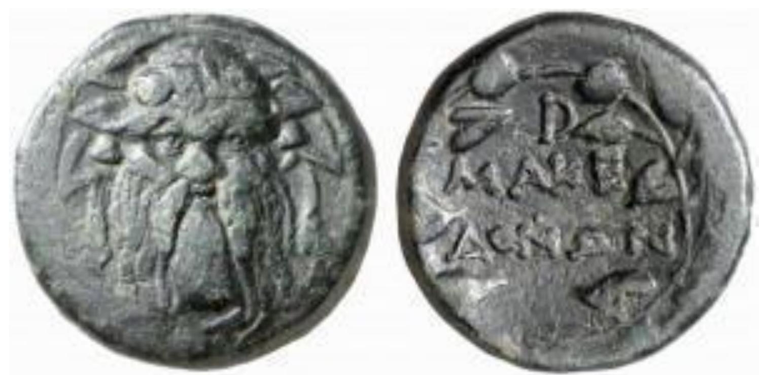 Almopia Dea almopia — was noted as goddess from mt. pangea. above: