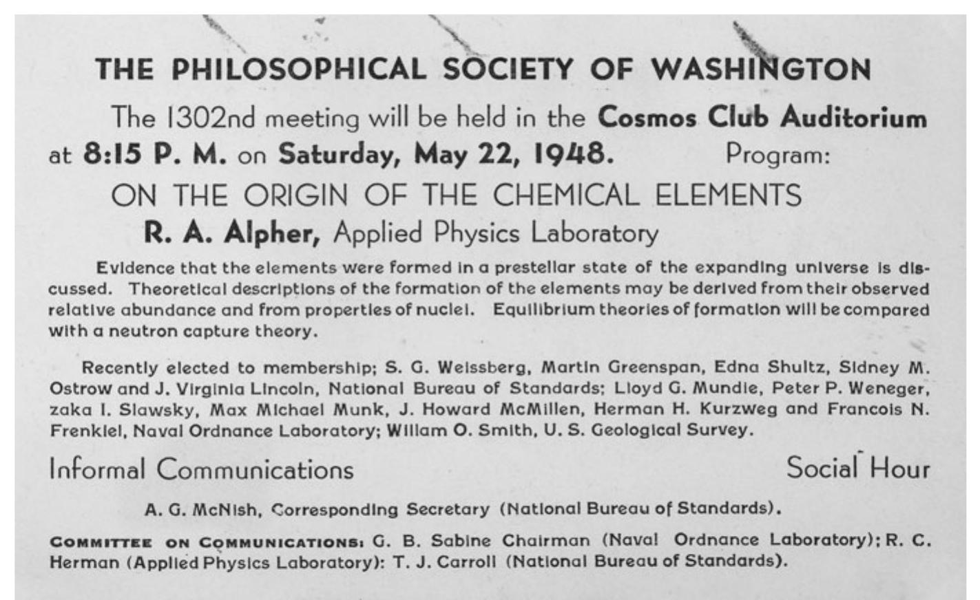 (PDF) Ralph A. Alpher, Robert C. Herman, and the Cosmic Microwave ...