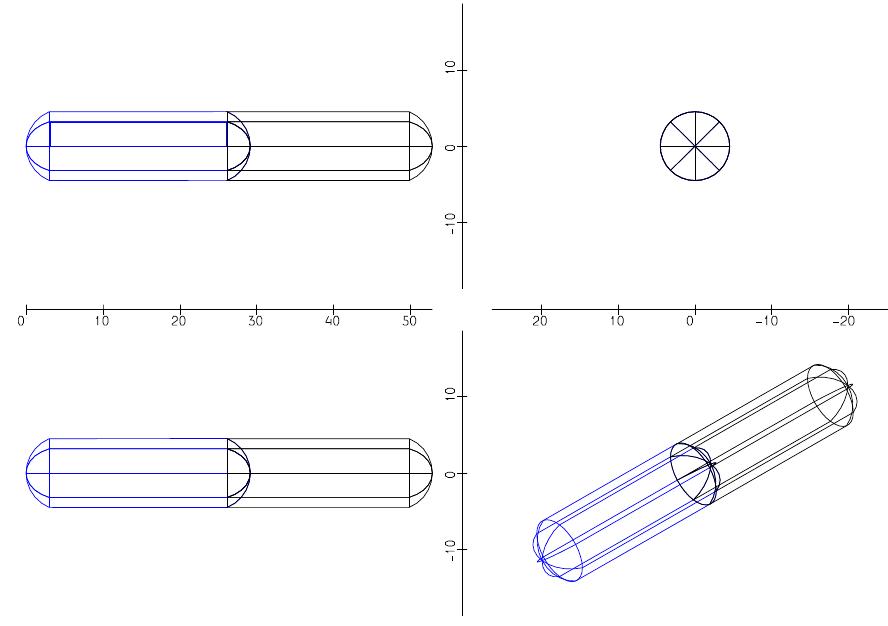 lowest possible temperatures very close to the respective freezing points were assumed in the DLR simulation to check on the maximum amount of propellant potentially to be loaded into the tanks. Tank mixture ratio is set to the Raptor engine mixture ratio which is sufficiently accurate for an initial assumption. A sketch of the booster stage’s tank system generated with the DLR tool pmp is presented in Figure 8 and conditions of the loaded propellants are found in Table 5.  Figure 8: Sketch of the BFR booster stage tanks as modeled by DLR 