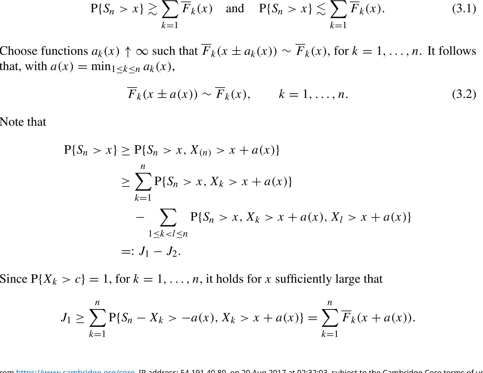 Proof of Theorem 3.1. The proof consists of three parts.  for functions f; and f2 which have support (co, oo) and are coordinatewise increasing such that the covariance exists. 