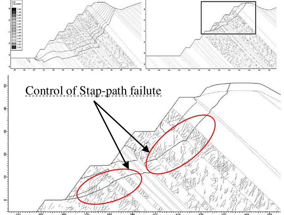 Step Path Failire The mechanism of the collapse of the total pattern of