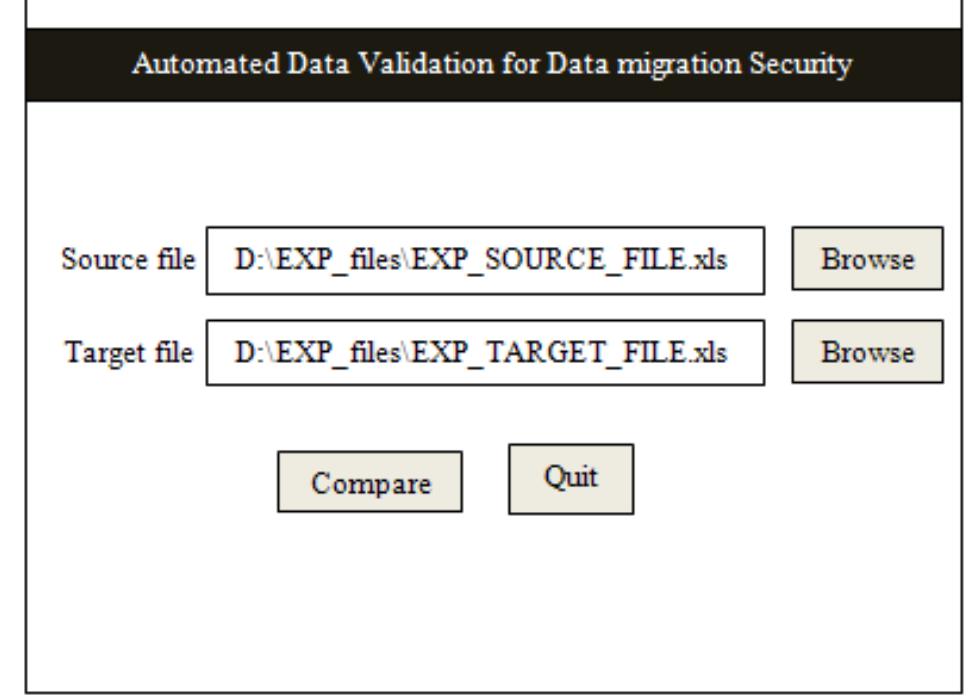 -9: gui screen for automated data validation for data