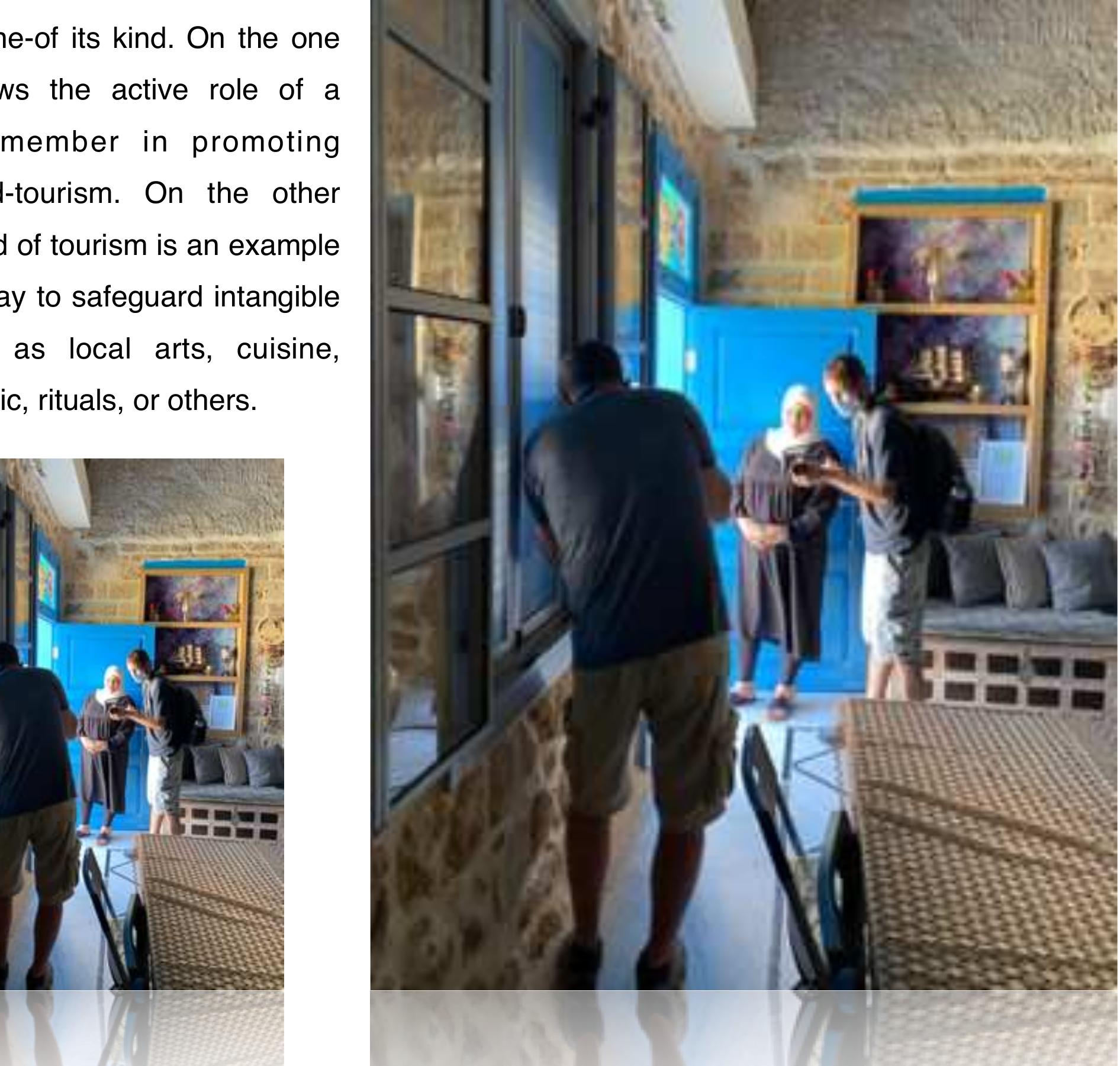 SecciOn: ArRTiCULOS ARBITRADOS. COORDINACION: GRACIELA AURORA Mota BoreLLo. CoLABoRACION: Rocio PiNa Garcia. Revista ELECTRON MEC-EDUPAZ, Universipab NacionaL AUTONOMA DE Mexico / ISSN No. 2007-4778. No. XIX. SepTiEMBRE- Marzo, 2021.  Miriam Aik in her home with visitors 