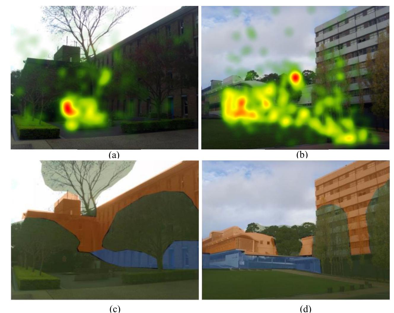 Examples of heatmaps from aggregate data of both groups of