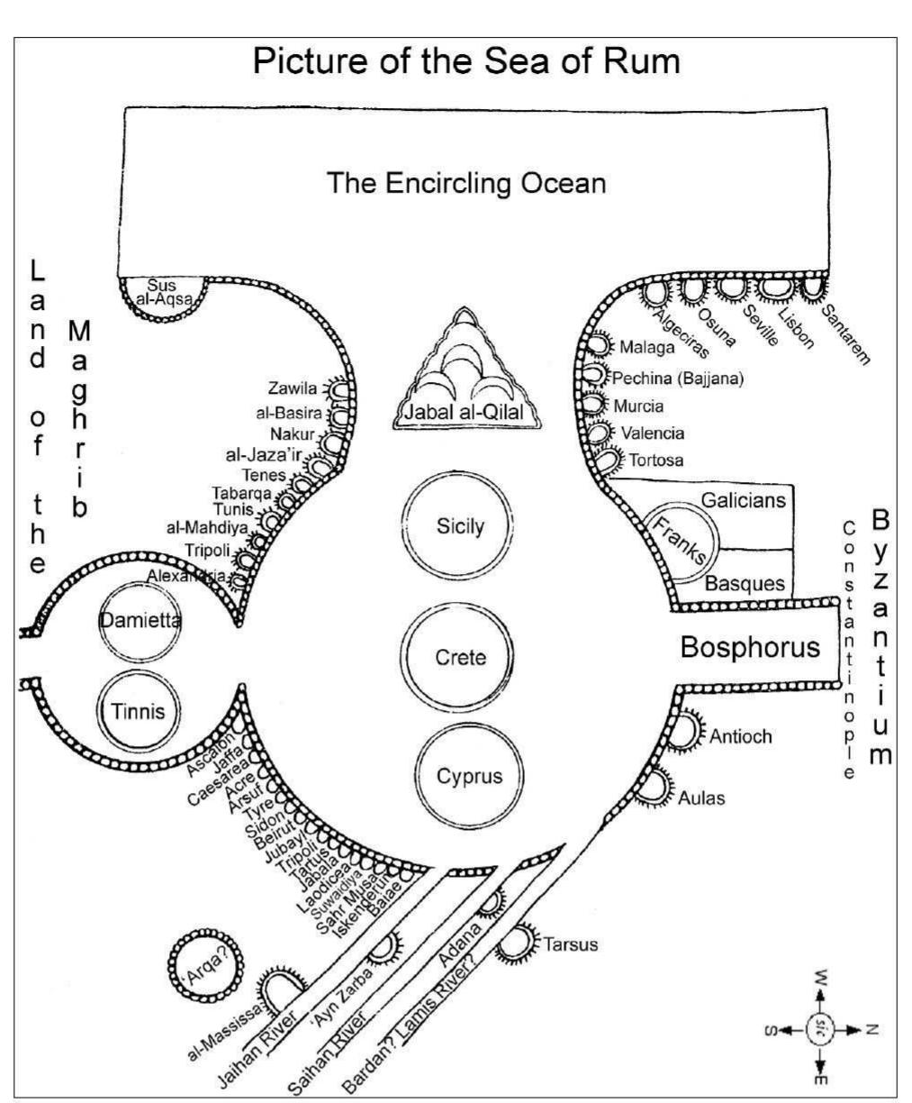 Schematic representation of a church (bodleian library,
