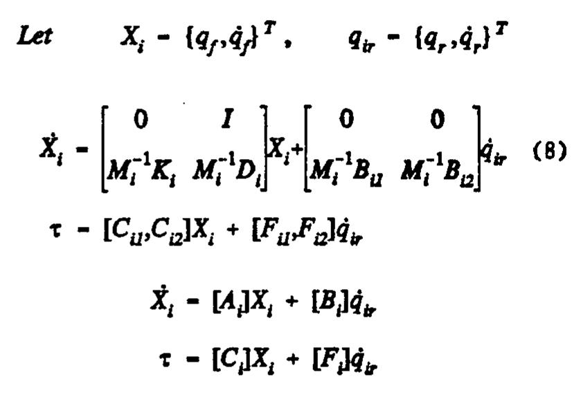 Inverse Dynamic Formula Figure 1 - from Inversion techniques for trajectory control