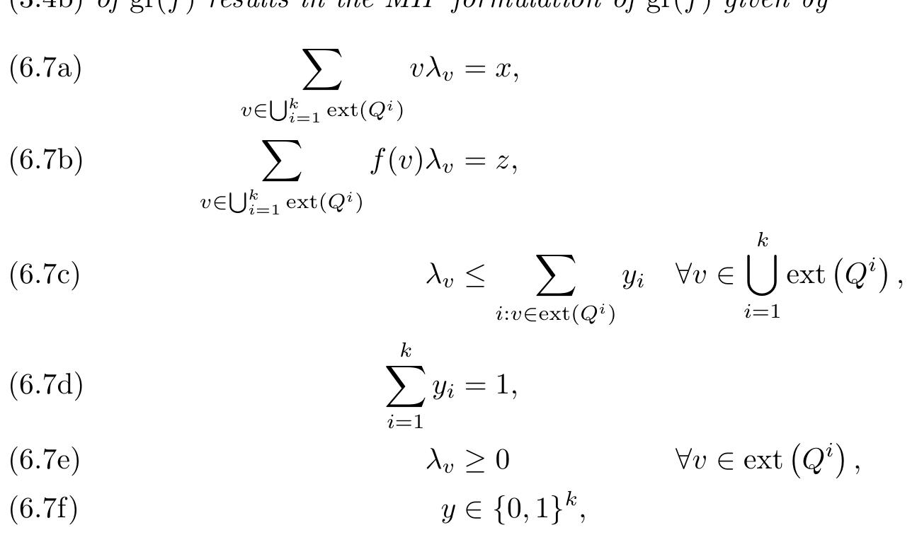 (PDF) Mixed Integer Linear Programming Formulation Techniques