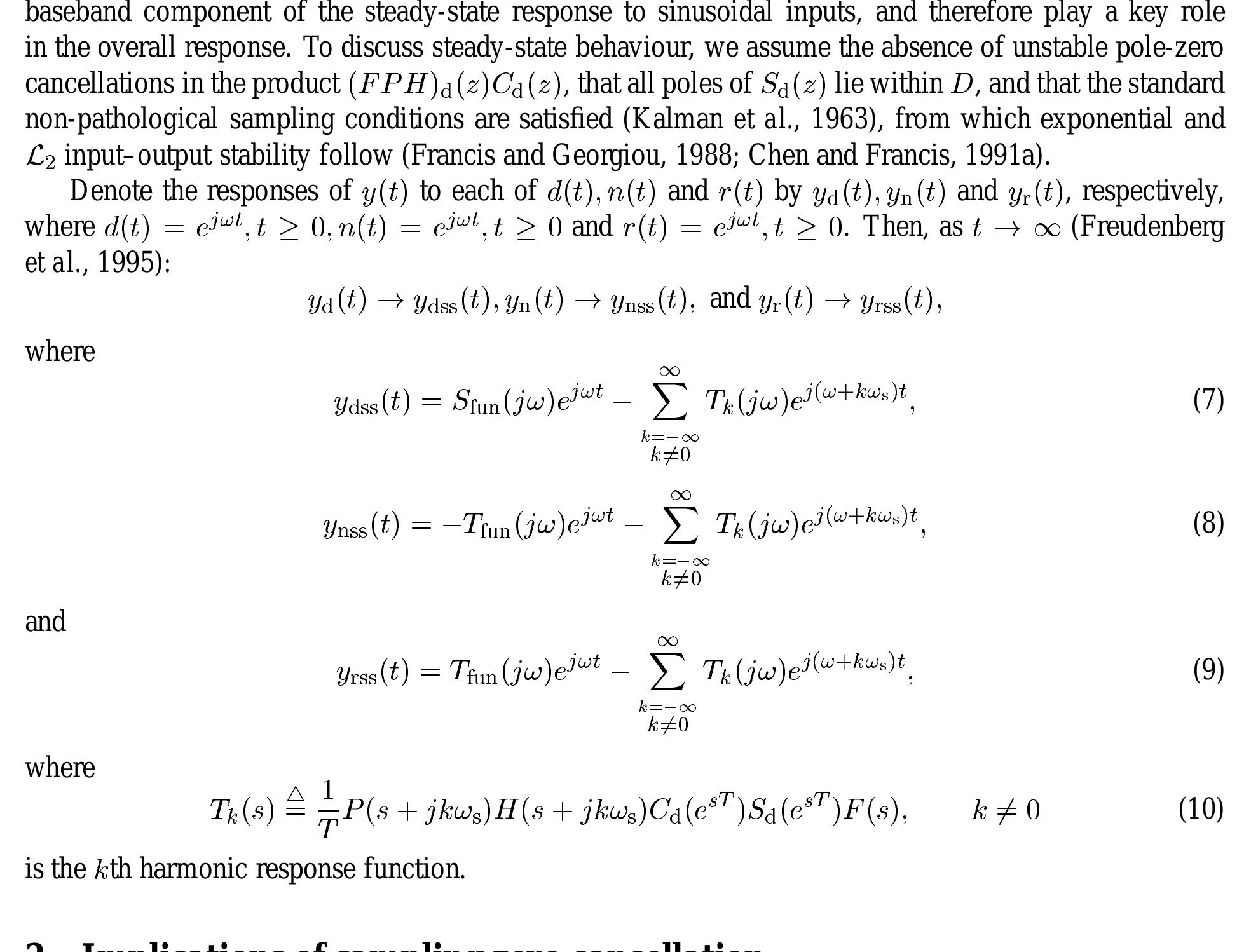 (PDF) On the role of sampling zeros in robust sampled-data control design
