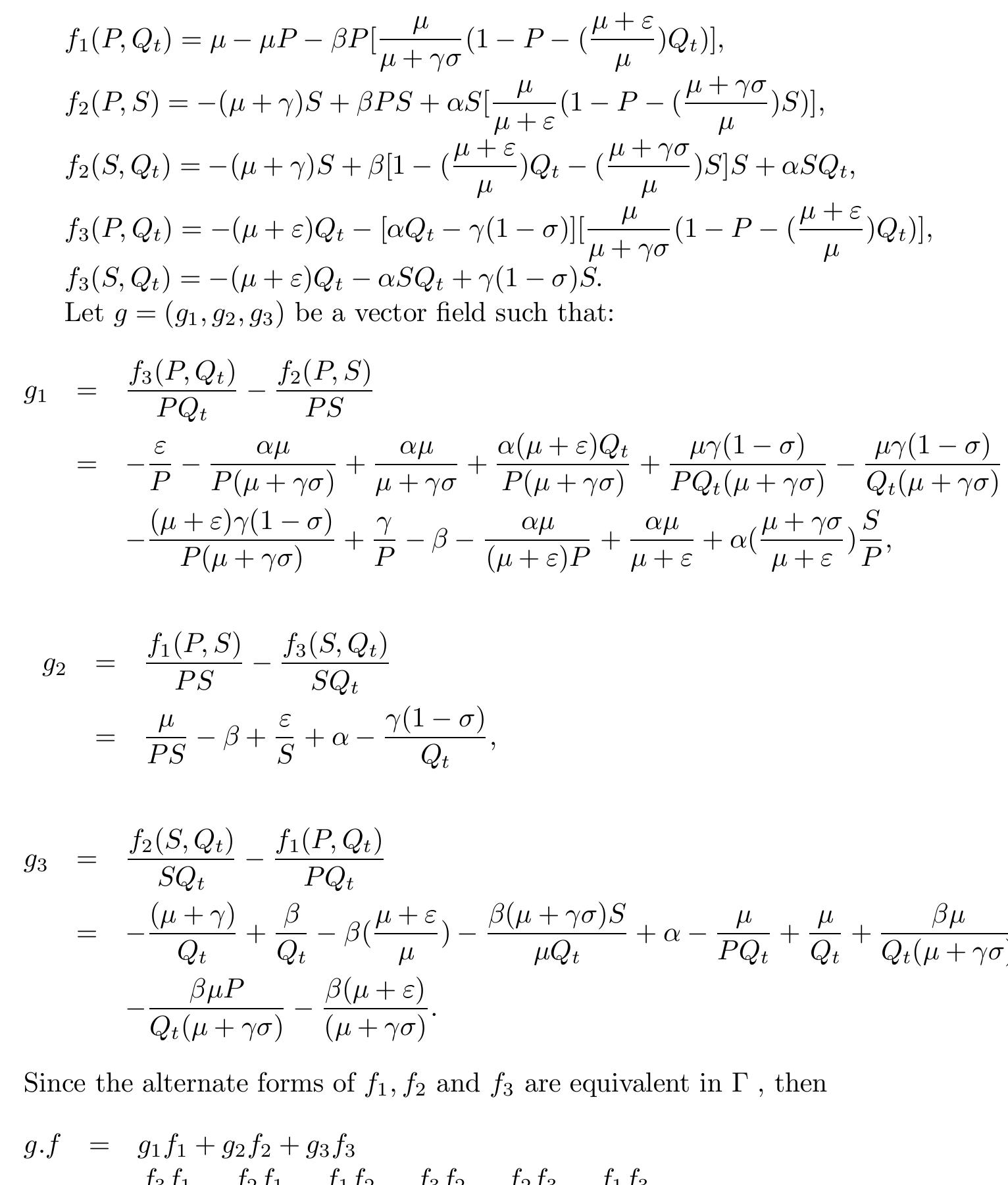 Proof. We know that if Ro > 1 in I*, then Eo is unstable. Also I* is a positively invariant subset of [ and the w limit set of each solution of model 3 is a single point in I“since there is no periodic solutions, homoclinic loops and oriented phase polygons inside I* if a < . Therefore E* is globally asymptotically stable if a< 6. Hi