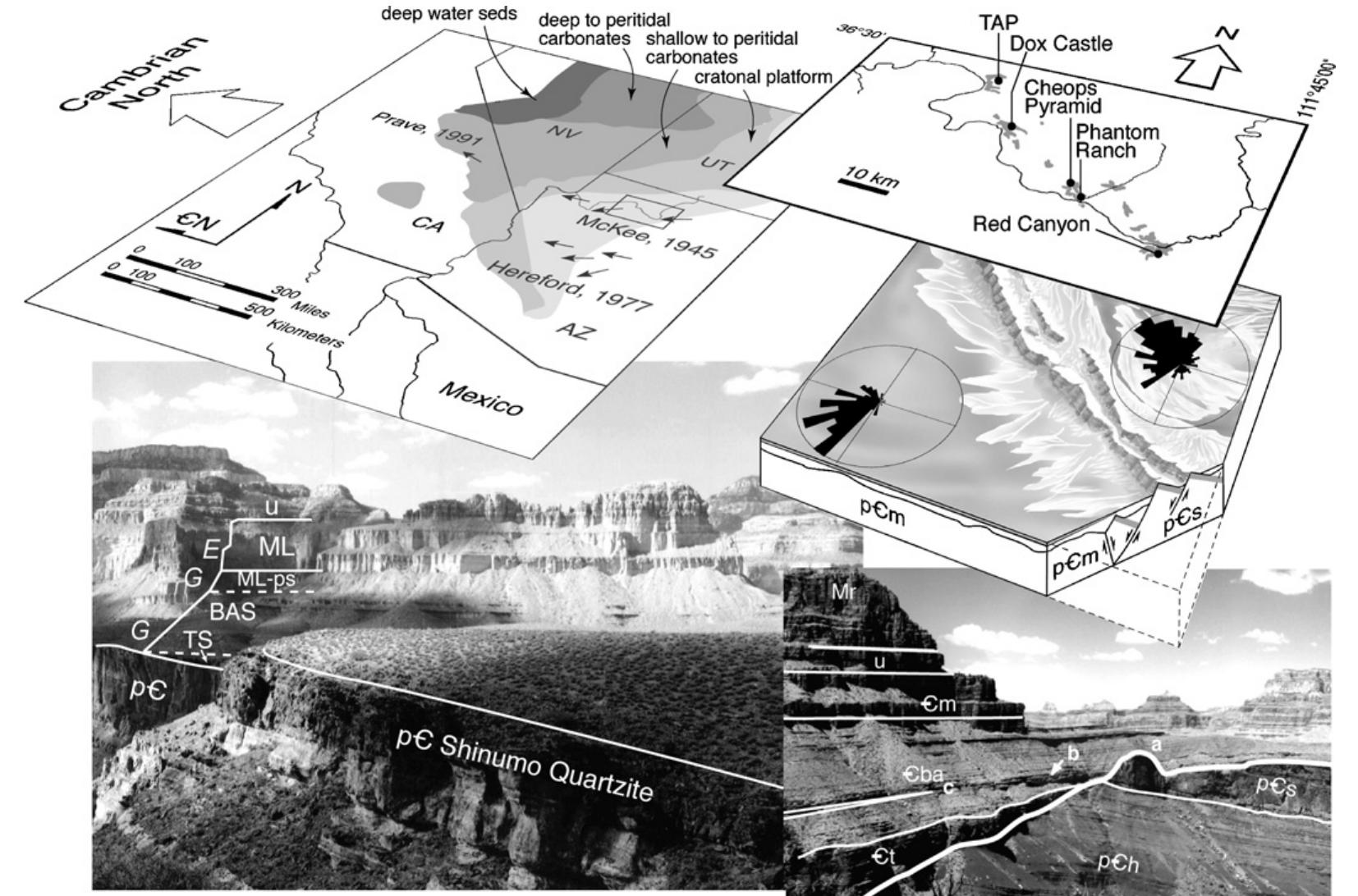 Figure 1 - from Nonmarine aspects of the Cambrian Tonto