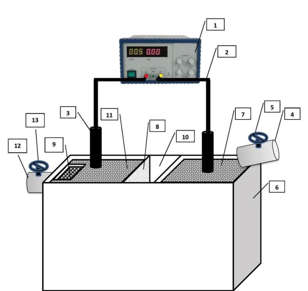 Schematic of the continuous reactor used in the study (1.