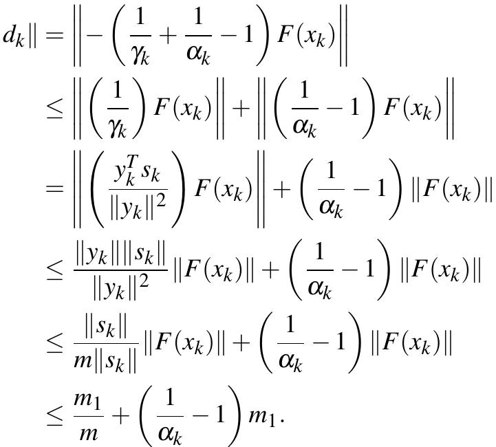 proof. from (26) and (29) we have I|dx|| < ms. Lemma 4. Suppose that assumption 2 holds and {x;,} is generated by algorithm 1. Then there exist a constant m3 > 0 such that for all k > 0,