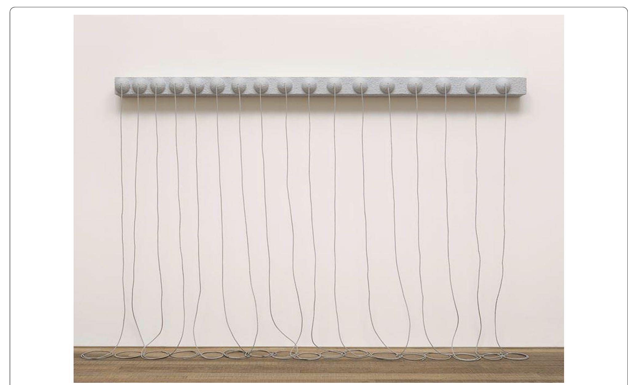 Fig. 3 Eva Hesse’s Addendum after cleaning and on display at Tate Modern. Photo Tate, July 2018 © The estate of Eva Hesse, courtesy Hauser & Wirth, Zurich 