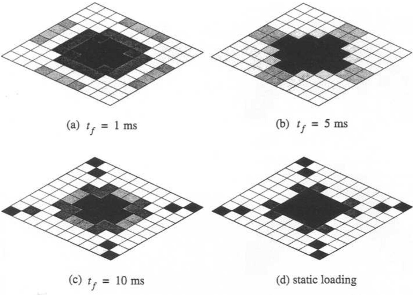 Figure 13 - Optimal topology design of structures under